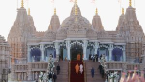 Prime Minister Modi Unveils Majestic BAPS Hindu Temple in Abu Dhabi. 30 UAE Temple PM Modi