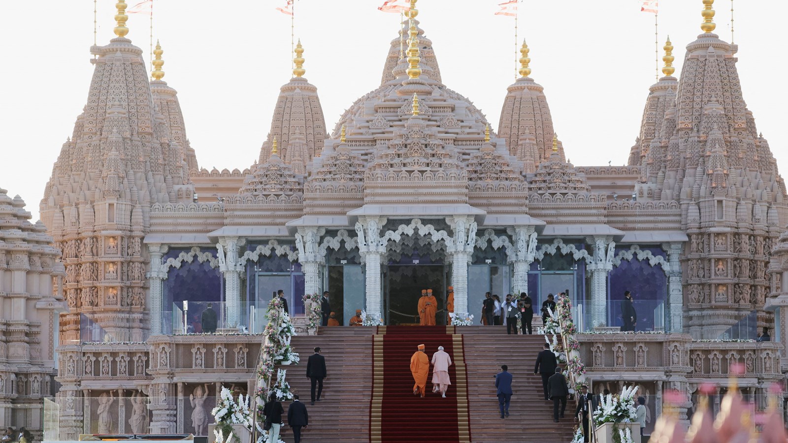 Prime Minister Modi Unveils Majestic BAPS Hindu Temple in Abu Dhabi. 14 UAE Temple PM Modi
