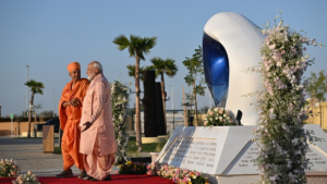 PM Modi’s Historic Visit to BAPS Hindu Temple in Abu Dhabi: A Celebration of Spirituality and Diplomacy 26 Modi on Baps temple