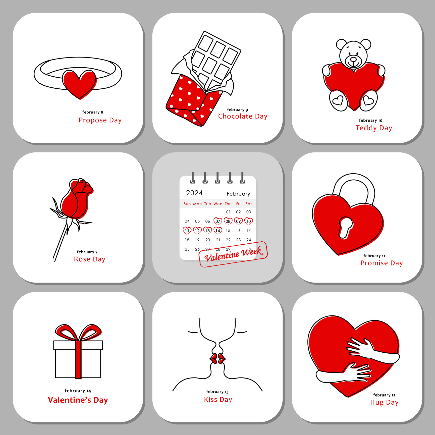 Complete Guide to Valentine's Week 2024: Rose Day, Kiss Day, Teddy Day, Propose Day, and More - Everything You Need to Know About the 7 Days of Love! 14 Valentine's Week Full List 2024