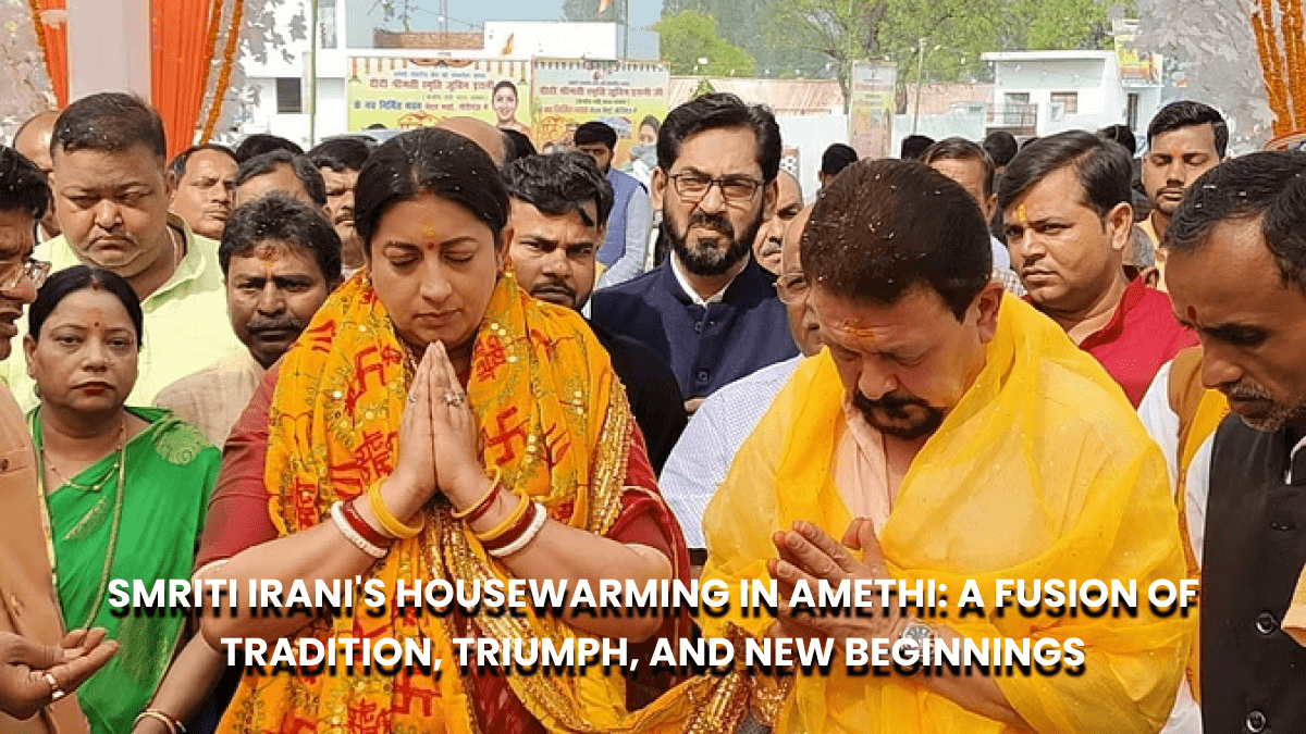 Smriti Irani's Housewarming in Amethi: A Fusion of Tradition, Triumph, and New Beginnings 14 Smriti Irani's Housewarming in Amethi: A Fusion of Tradition, Triumph, and New Beginnings