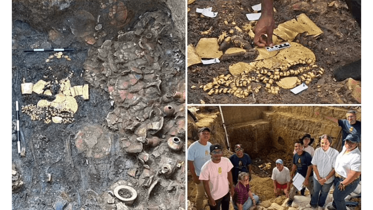Panama Unearths 1200-Year-Old Ancient Tomb Overflowing with Gold Treasure and Sacrificial Remains! 14 Panama Unearths 1200-Year-Old Ancient Tomb Overflowing with Gold Treasure and Sacrificial Remains!