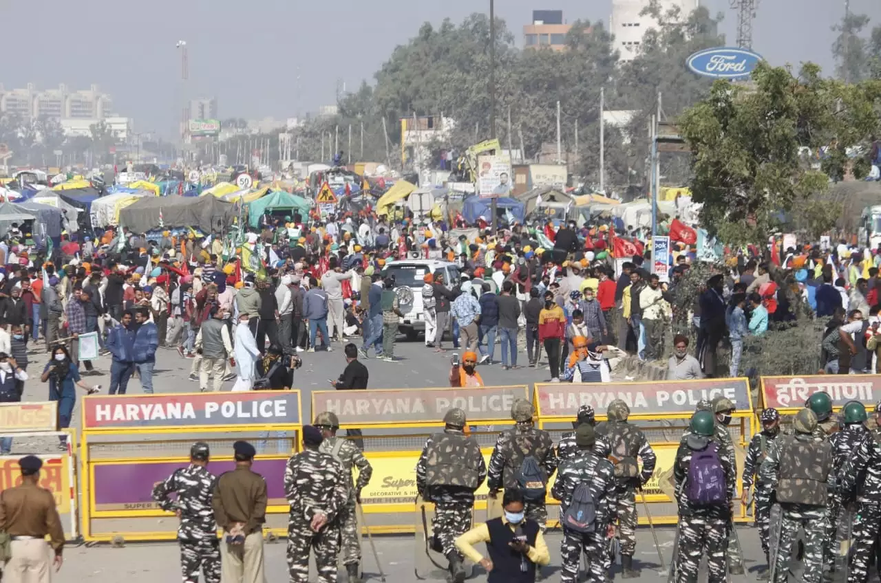 Police Warn Commuters to Brace for Traffic Jams Amid Farmers' 'Delhi Chalo' March 14 Farmers Delhi Chalo