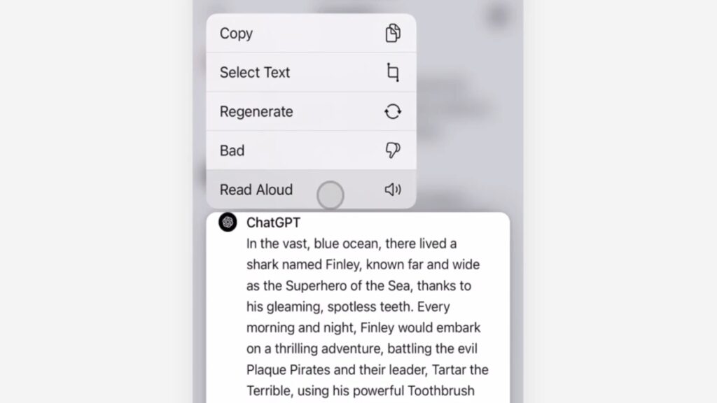 ChatGPT's introduces Read Aloud Feature: Listen to Responses Anywhere 3 ChatGPT's