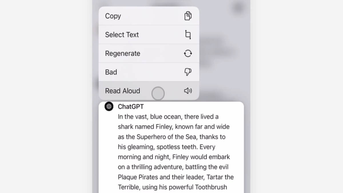 ChatGPT's introduces Read Aloud Feature: Listen to Responses Anywhere 14 ChatGPT's