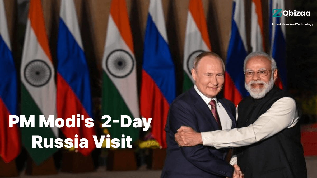 Strengthening Global Ties Report : PM Modi's Impactful 2-Day Russia Visit Begins 14 Russia