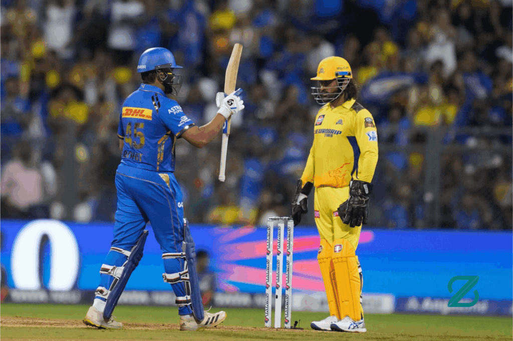 Rohit Sharma and MS Dhoni 