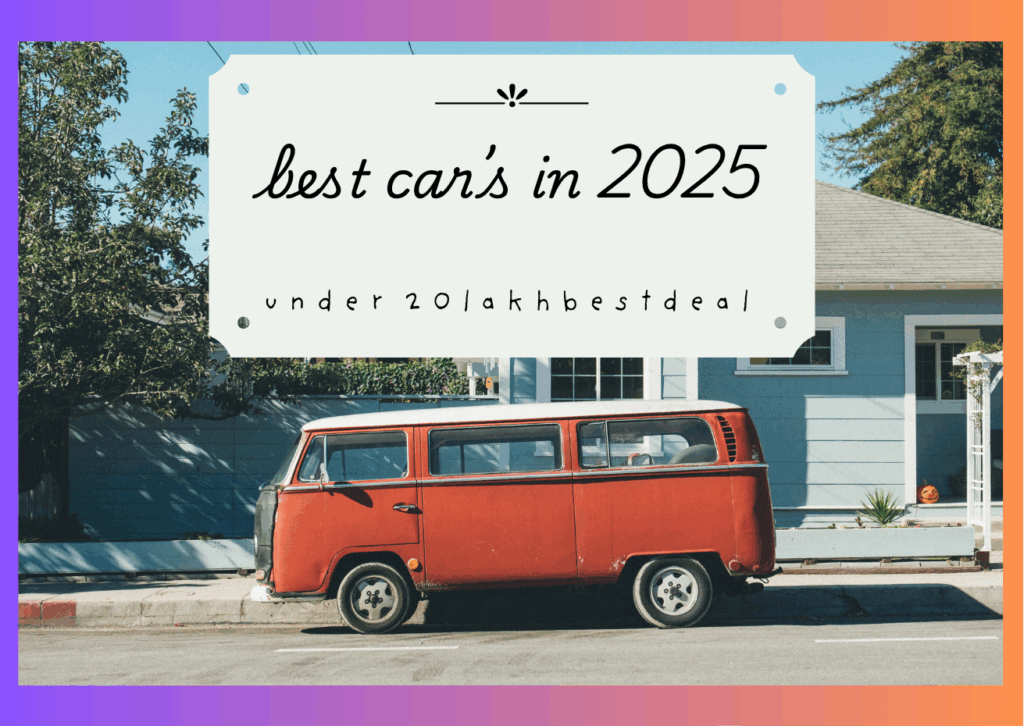 Best cars under 20 lakh in India (2025)